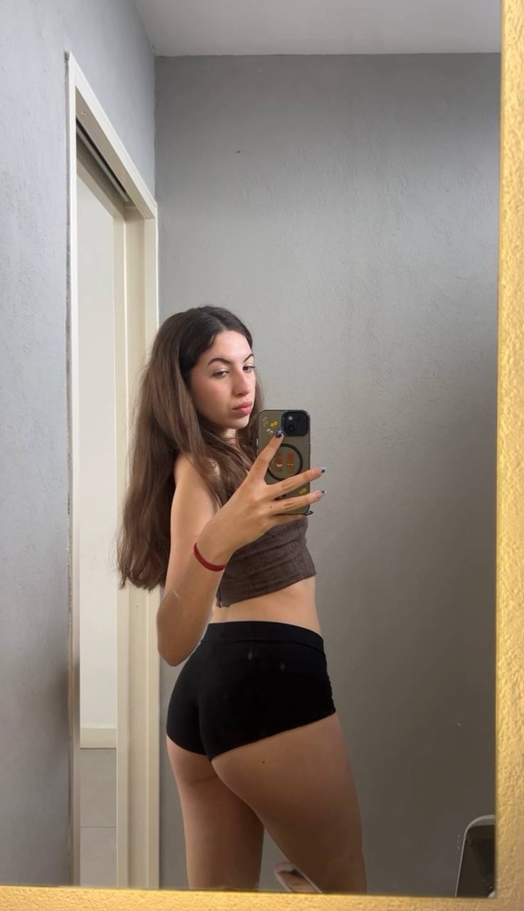 Amber in her underwear in Santiago de Cuba